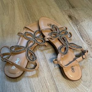 Mossimo flat jeweled sandals